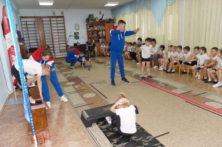 Воспитанники и преподавательский состав детского сада №211 г. Кемерово приняли участие в мастер-классах ГТО
