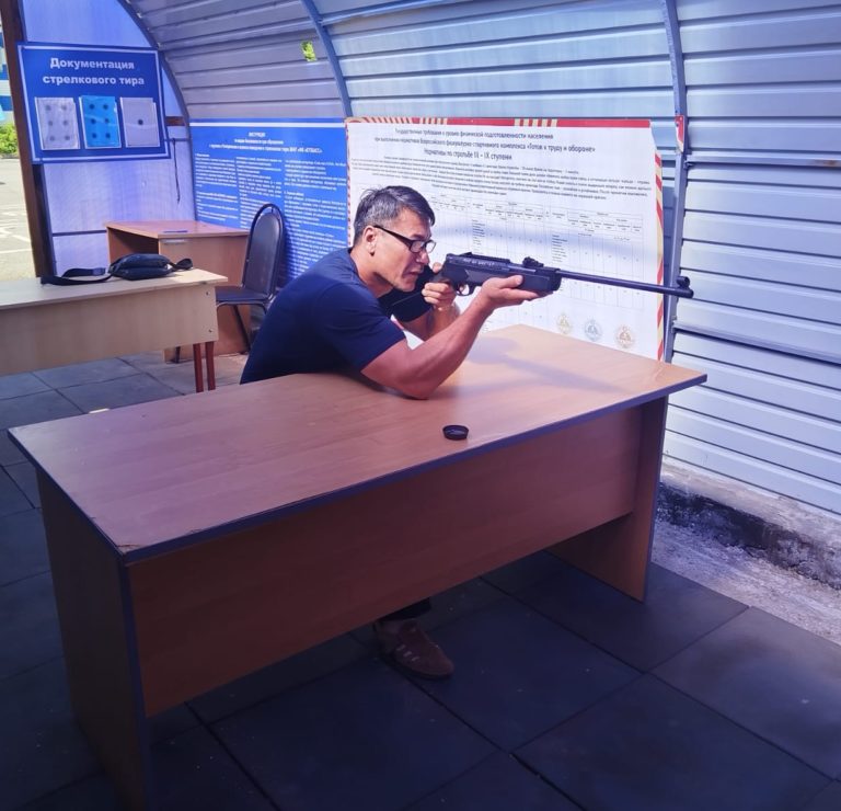 Лето с ГТО! Стреляем на знак ГТО!