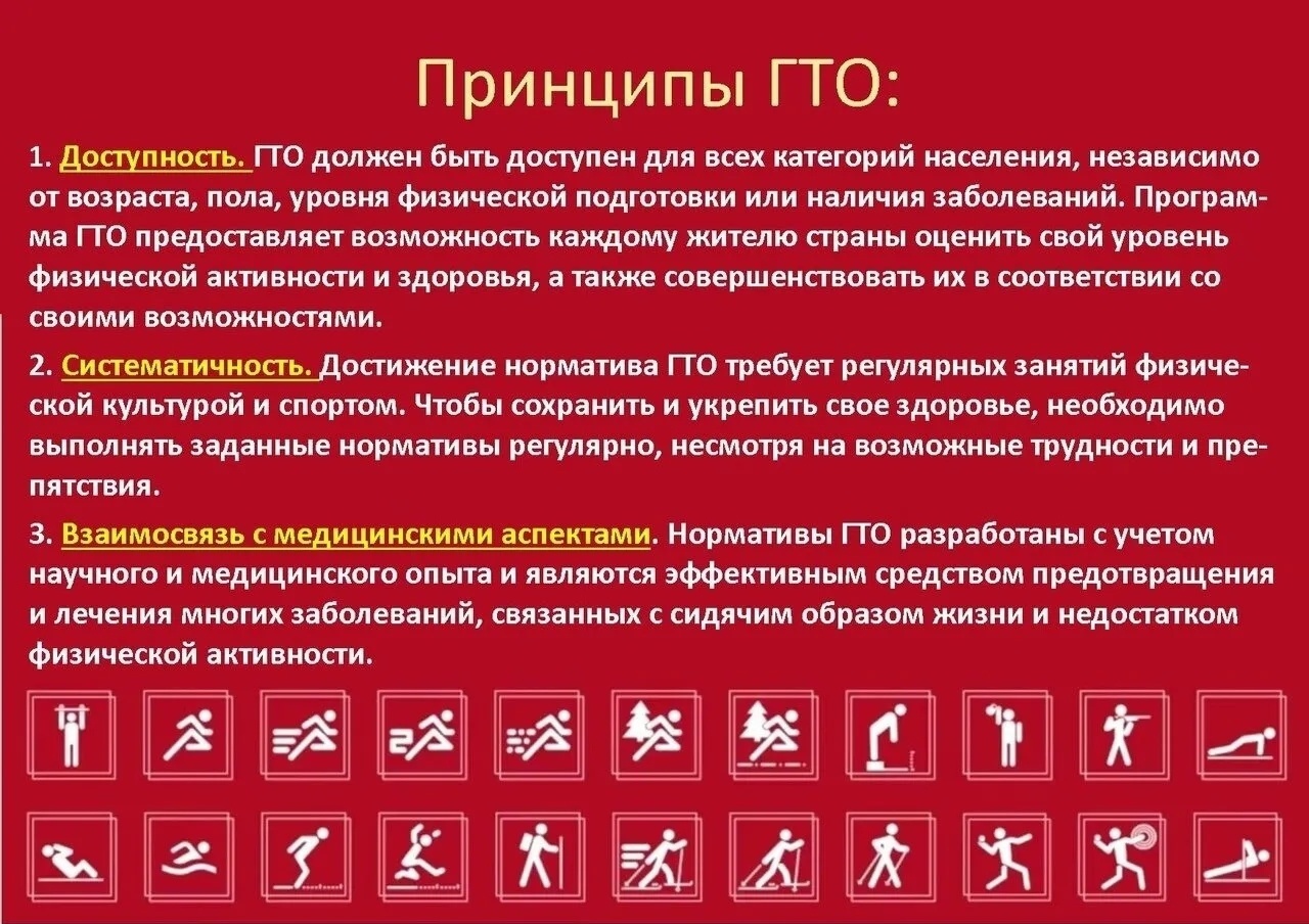 Принципы ГТО