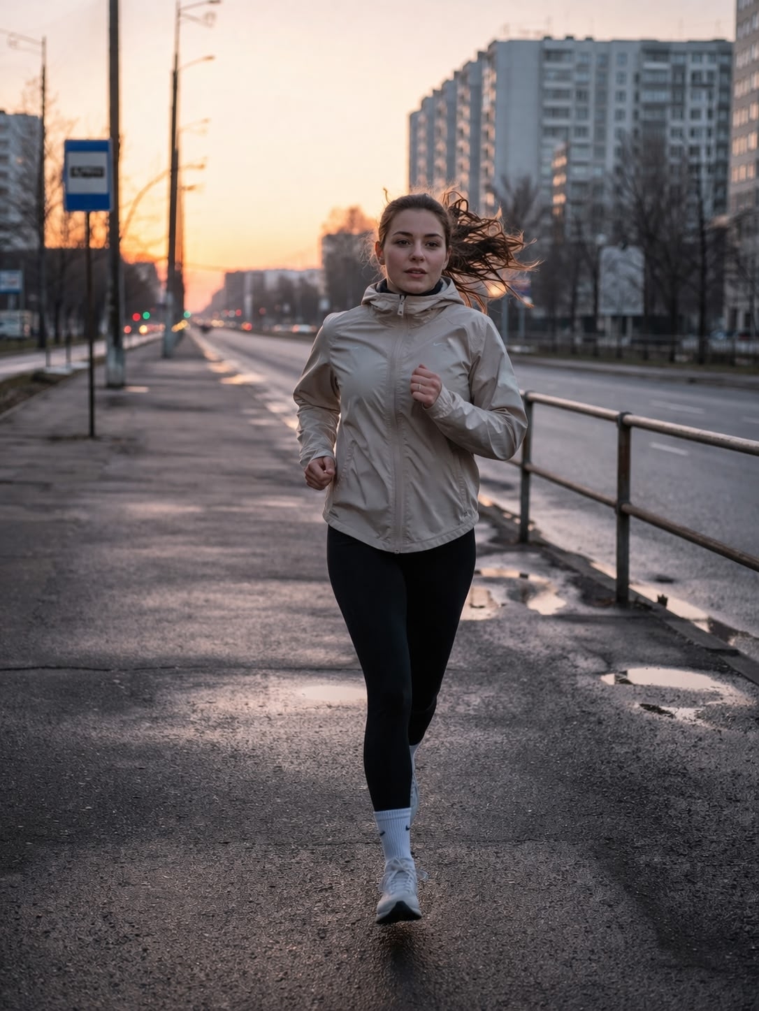 Движение ГТО. Утренний бег и пустой город