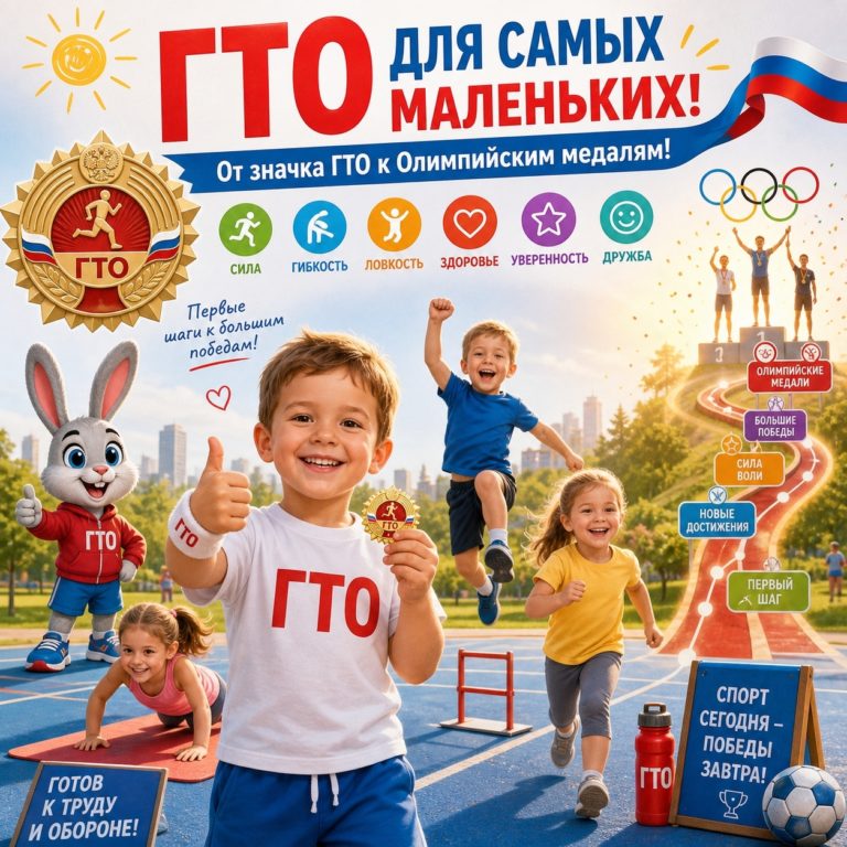 👫ВФСК ГТО для самых маленьких💫