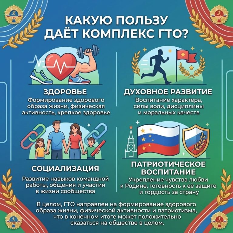 💫 Какую пользу даёт комплекс ГТО❓